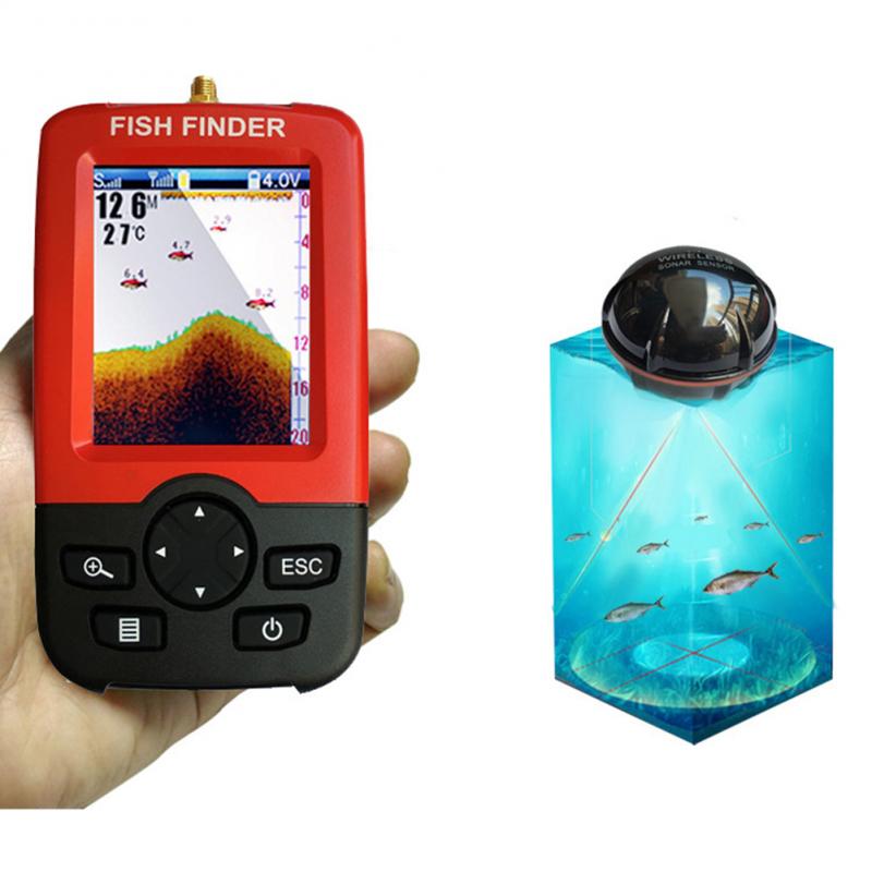 Fish Finder Portable - Détecteur de profondeur portable avec sonde